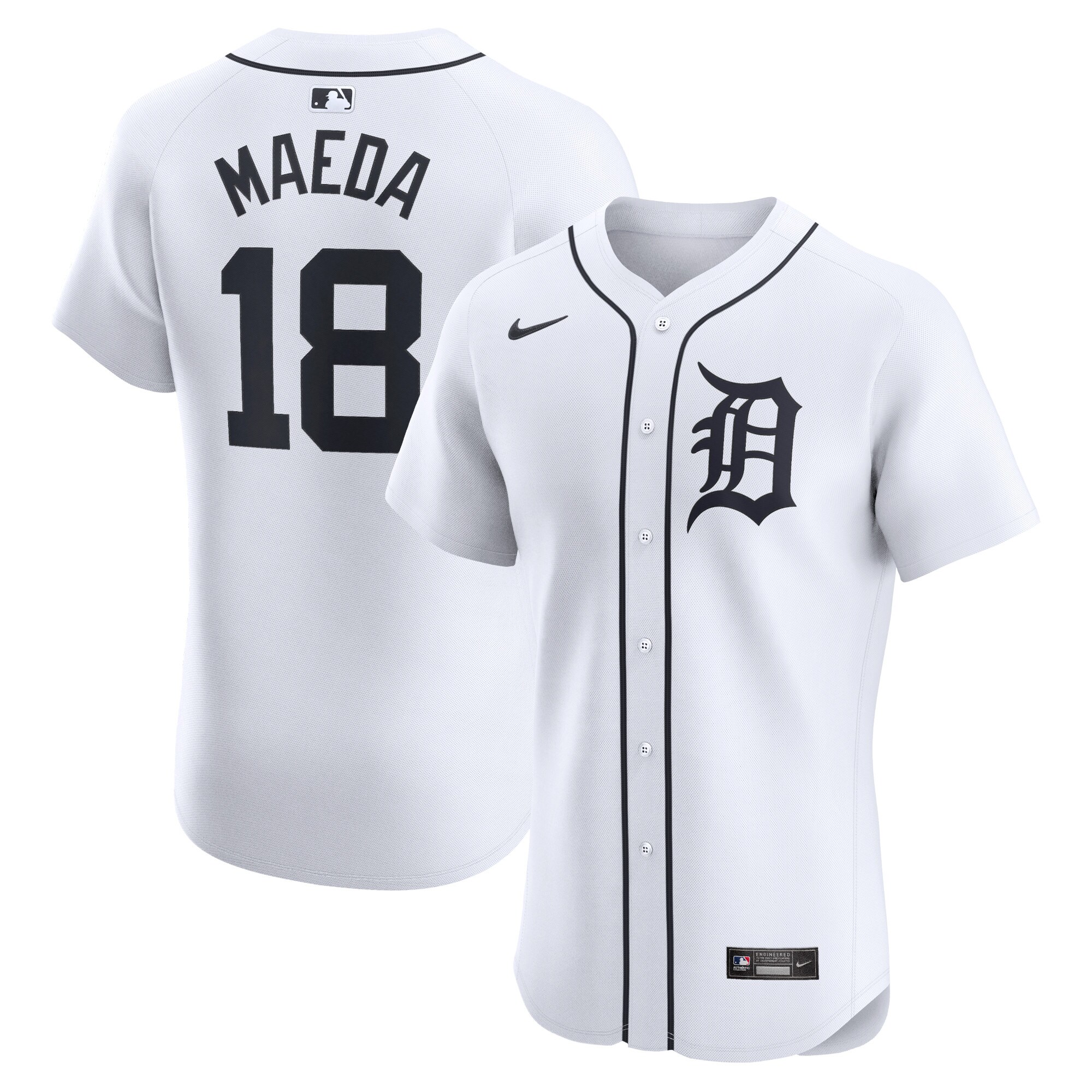 Kenta Maeda Detroit Tigers Home Elite Player Jersey - White