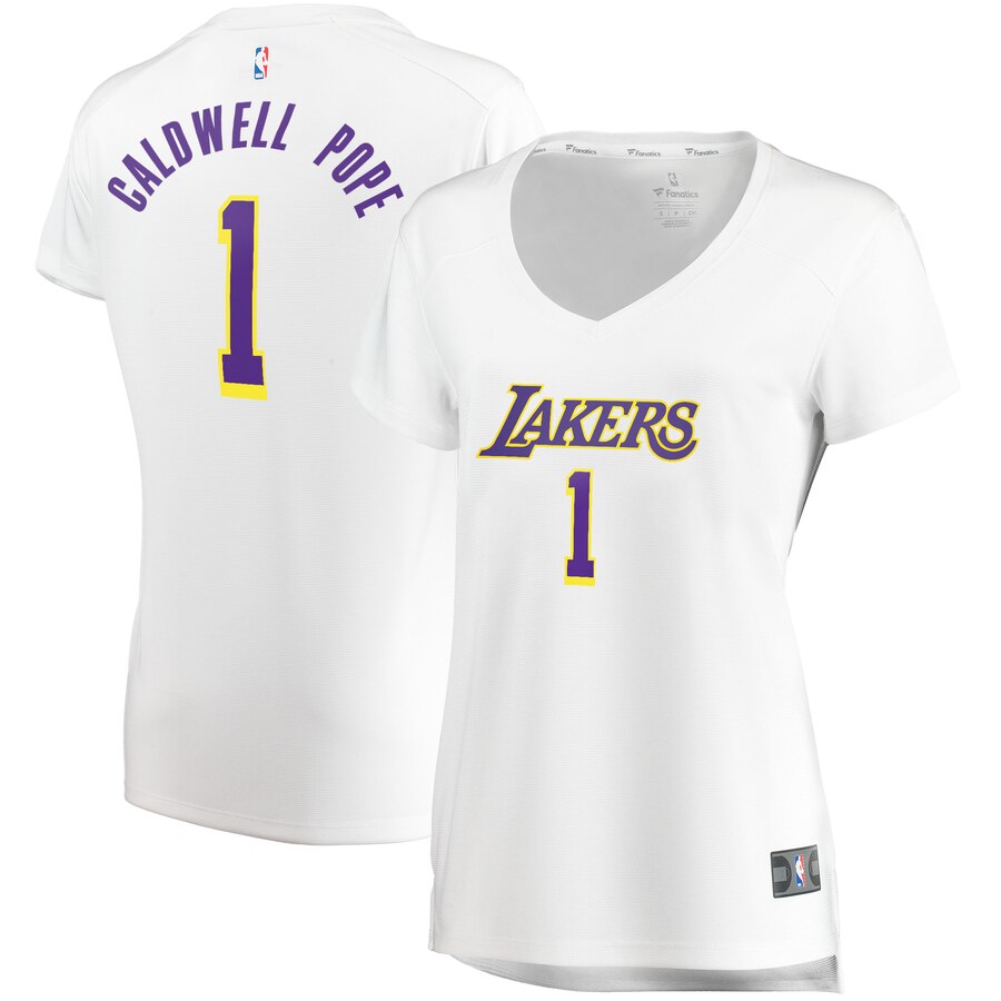 Kentavious Caldwell-pope Los Angeles Lakers Fanatics Branded Women's Fast Break Replica Player Basketball Jersey - Association Edition - White