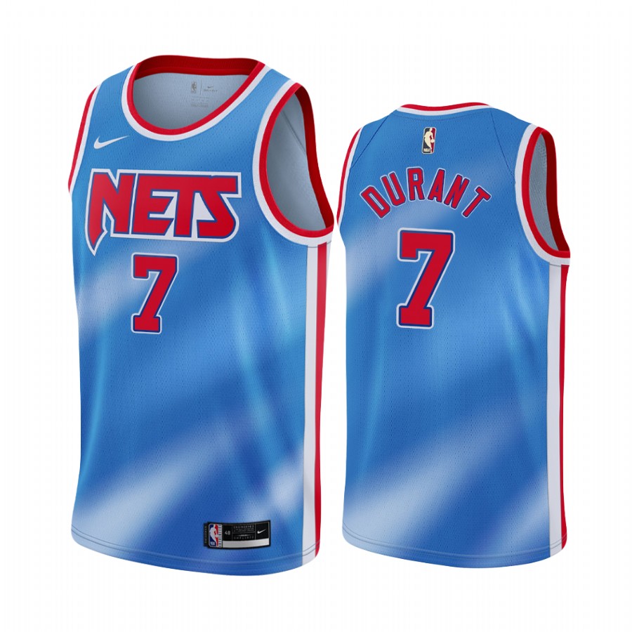 Kevin Durant Brooklyn Nets Blue Classic Edition New Uniform 2020-21 Basketball Jersey