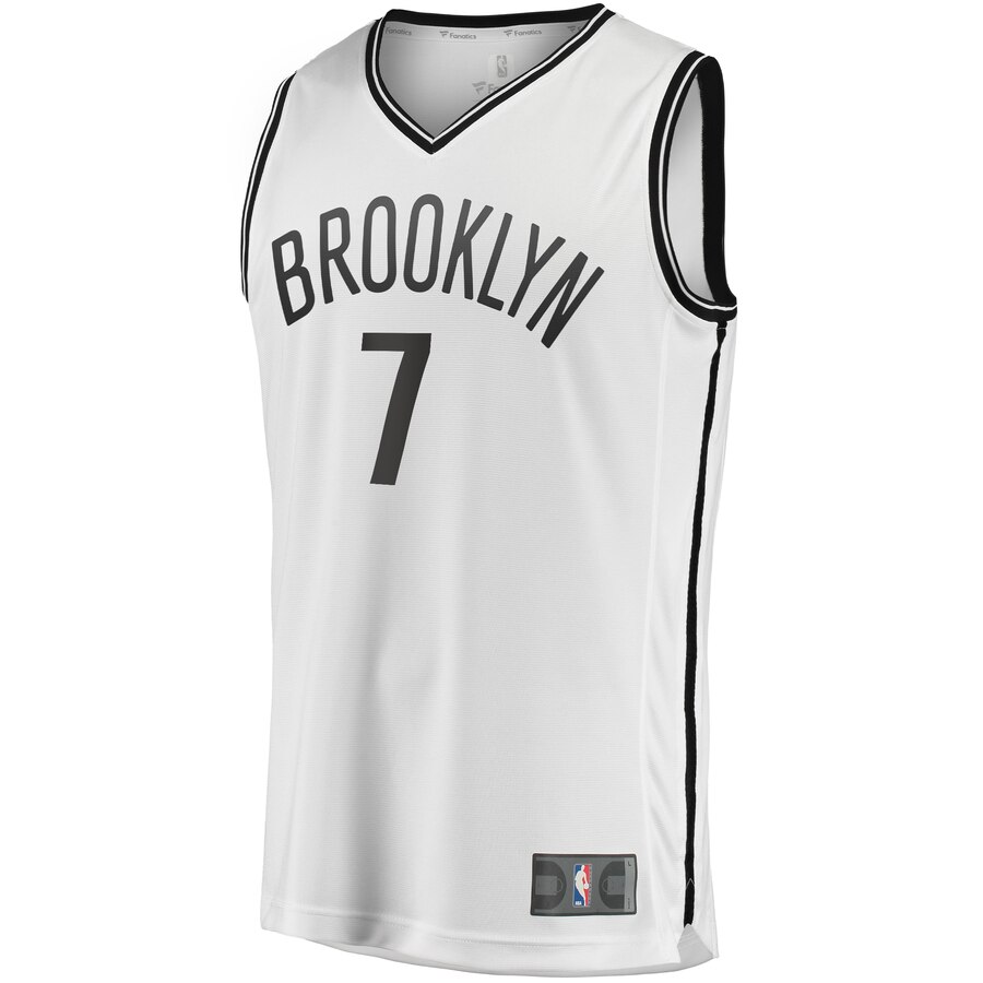 Alternative view of Kevin Durant Brooklyn Nets Fanatics Branded 2019 Fast Break Player Movement Jersey – Association Edition – White