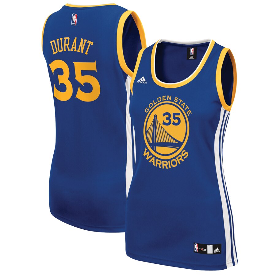 Kevin Durant Golden State Warriors Adidas Women's Road Replica Basketball Jersey - Royal