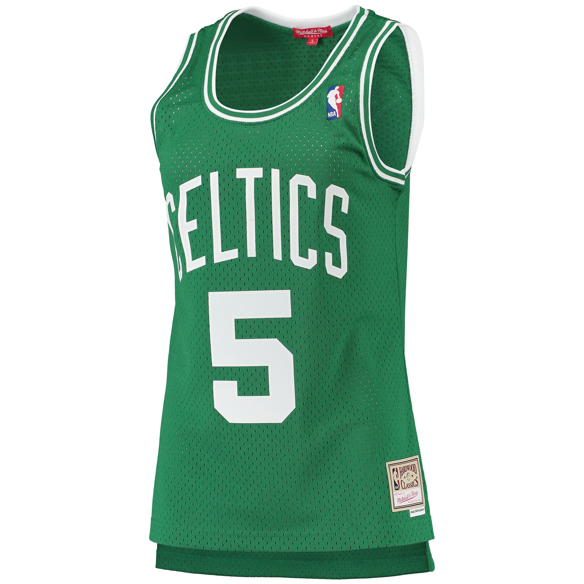 Alternative view of Kevin Garnett Boston Celtics Mitchell & Ness Women's 2007/08 Hardwood Classics Swingman Jersey - Kelly Green