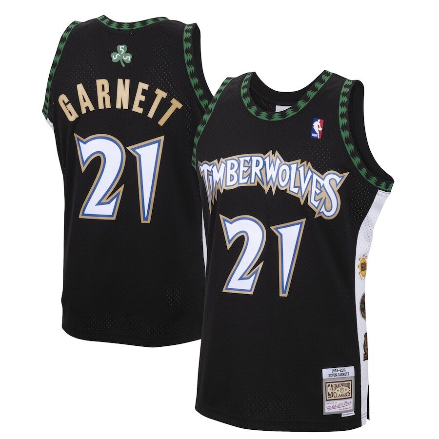 Kevin Garnett Minnesota Timberwolves Mitchell & Ness Hall Of Fame Class Of 2020 Hardwood Classics Swingman Basketball Jersey – Black – Jsfangear Basketball Jersey Store