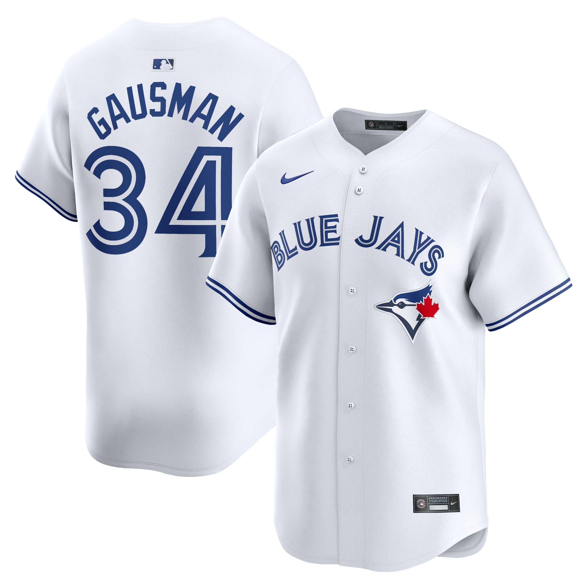 Kevin Gausman Toronto Blue Jays Home Limited Player Baseball Jersey - White