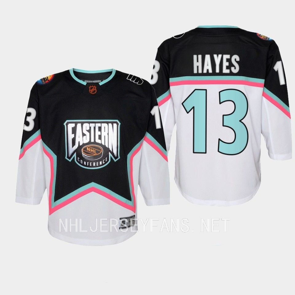 Alternative view of Kevin Hayes 13 Philadelphia Flyers 2023 All-Star Game Jersey Black Equipment - JS237 