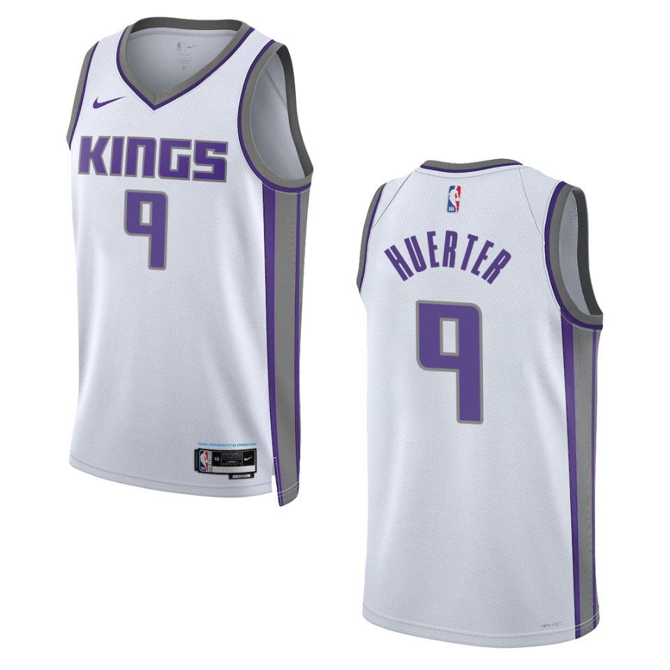 Kevin Huerter Association Edition Sacramento Kings 2022-23 White Swingman Basketball Jersey