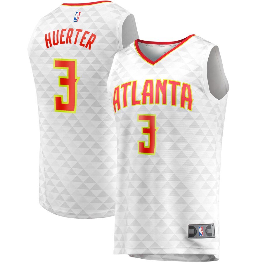 Kevin Huerter Atlanta Hawks Fanatics Branded Fast Break Player Replica Basketball Jersey – Association Edition – White