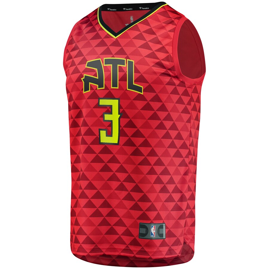 Alternative view of Kevin Huerter Atlanta Hawks Fanatics Branded Fast Break Player Replica Basketball Jersey – Statement Edition – Red