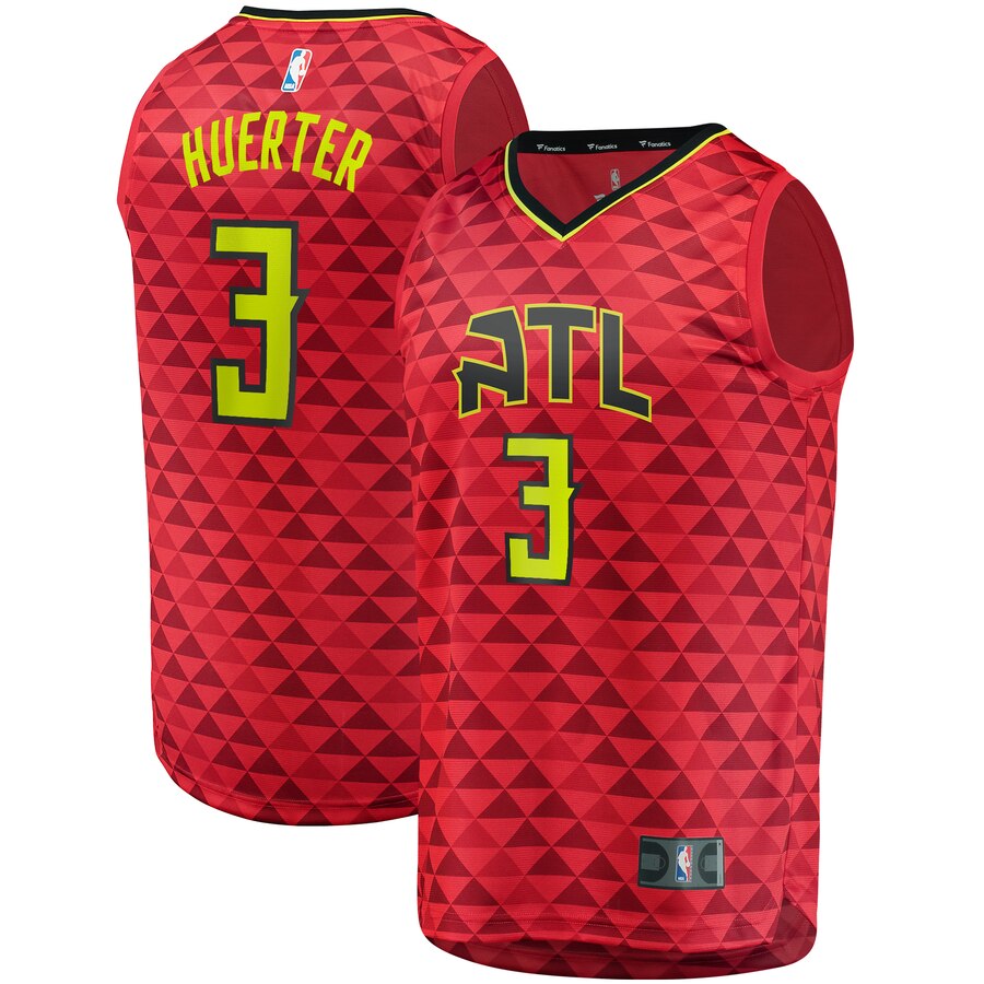 Kevin Huerter Atlanta Hawks Fanatics Branded Fast Break Player Replica Basketball Jersey – Statement Edition – Red
