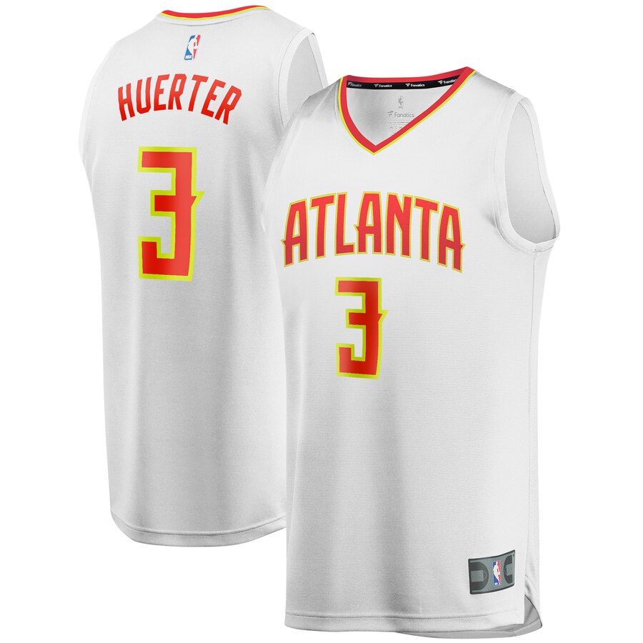 Kevin Huerter Atlanta Hawks Fanatics Branded Youth Fast Break Replica Player Basketball Jersey - Association Edition - White