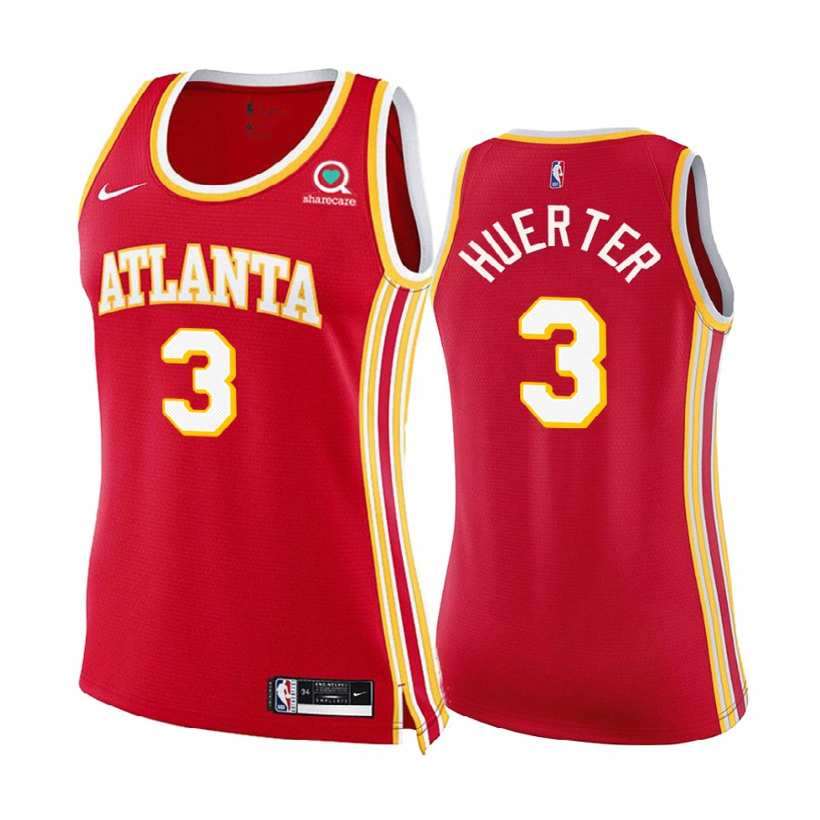 Kevin Huerter Atlanta Hawks Red Icon Edition Women 2020-21 Basketball Jersey