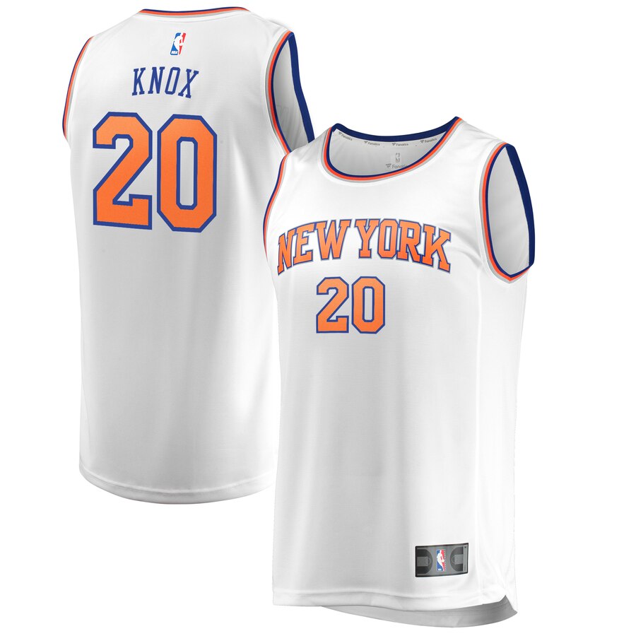 Kevin Knox New York Knicks Fanatics Branded Fast Break Basketball Jersey - Association Edition - White