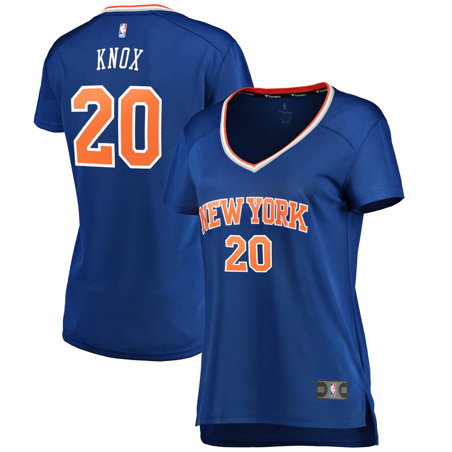 Kevin Knox New York Knicks Fanatics Branded Women's Fast Break Replica Basketball Jersey Blue - Icon Edition