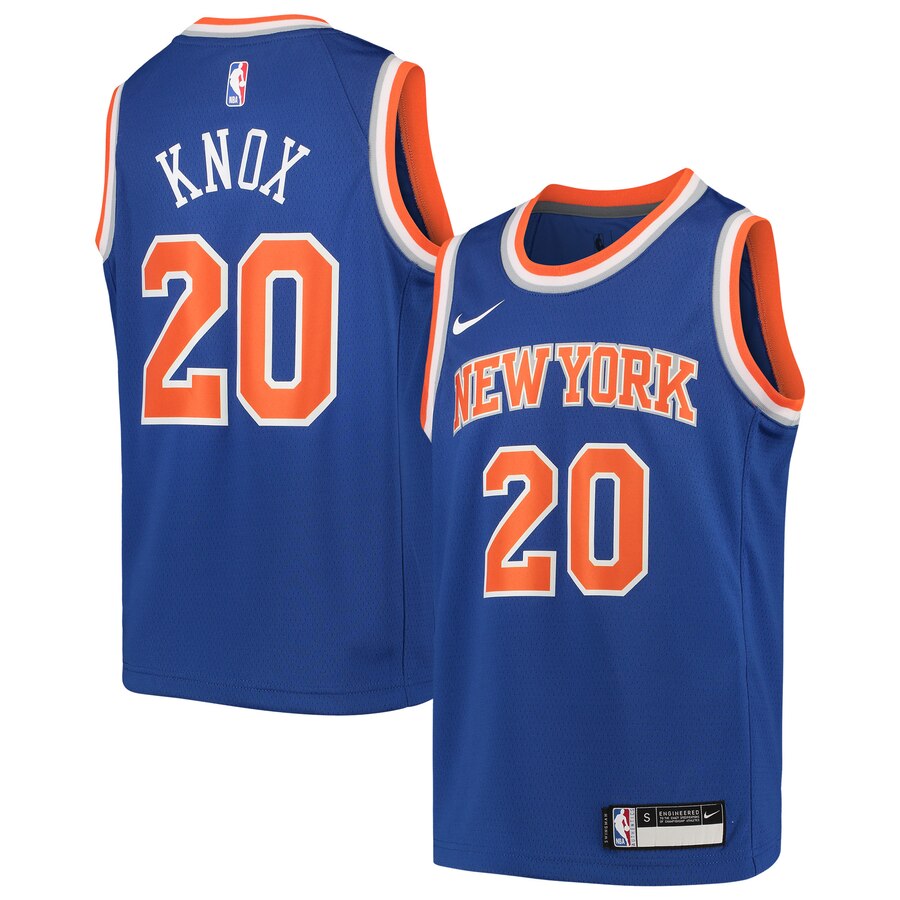 Kevin Knox New York Knicks Youth Team Swingman Basketball Jersey - Icon Edition - Blue