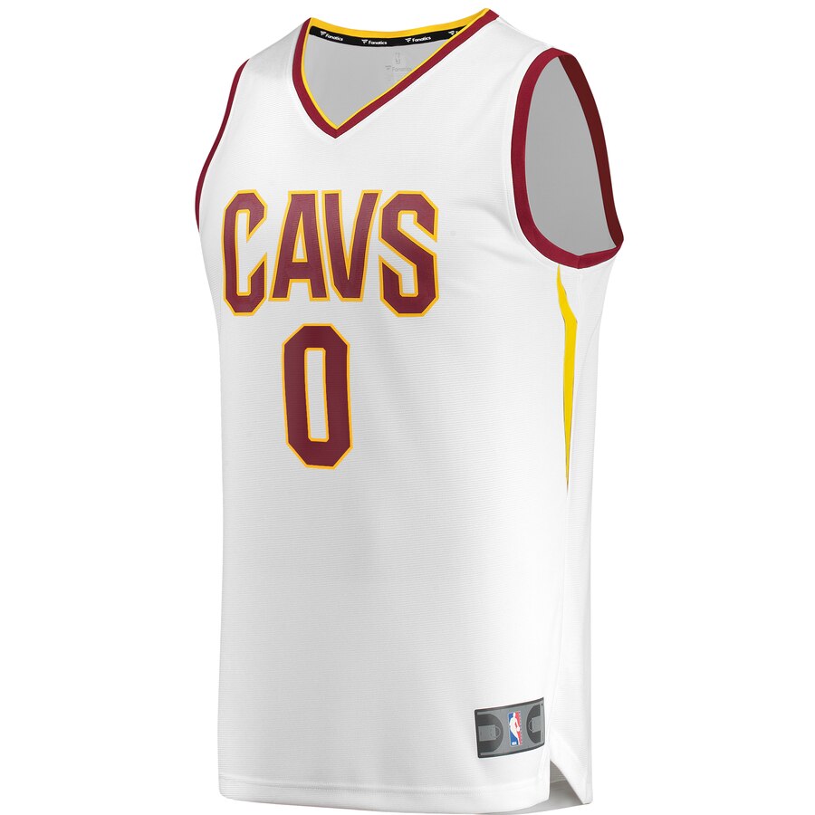 Alternative view of Kevin Love Cleveland Cavaliers Fanatics Branded Fast Break Replica Player Basketball Jersey – Association Edition – White