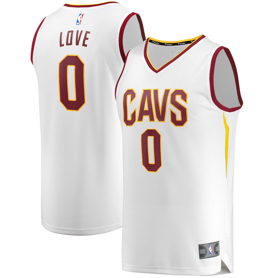 Kevin Love Cleveland Cavaliers Fanatics Branded Youth Fast Break Replica Player Basketball Jersey - Association Edition - White