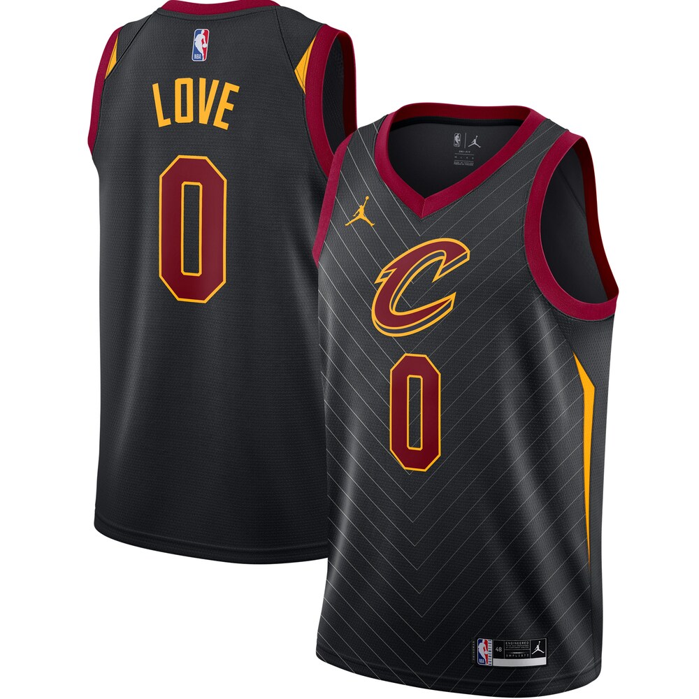 Kevin Love Cleveland Cavaliers Jordan Brand 2020/21 Swingman Basketball Jersey - Statement Edition - Black
