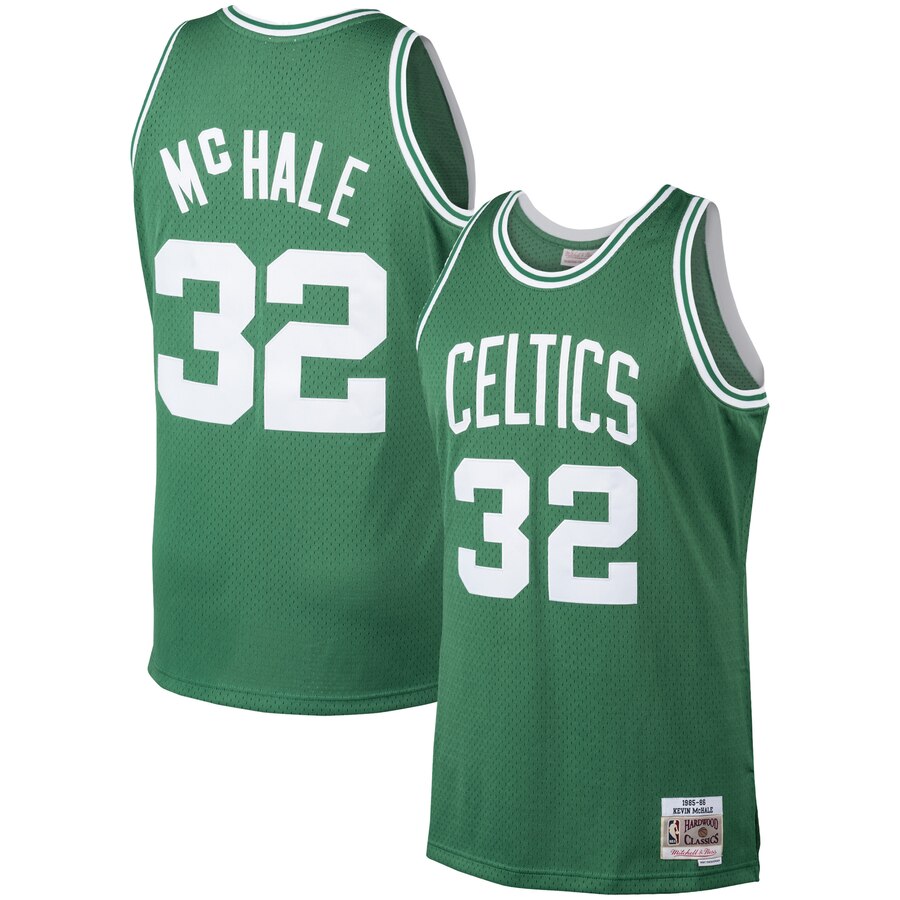Kevin Mchale Boston Celtics Mitchell & Ness 1986-87 Hardwood Classics Swingman Basketball Jersey - Kelly Green