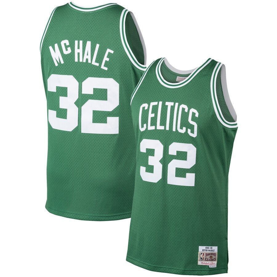 Kevin Mchale Boston Celtics Mitchell & Ness 1985-86 Hardwood Classics Swingman Player Basketball Jersey - Kelly Green - JS893 