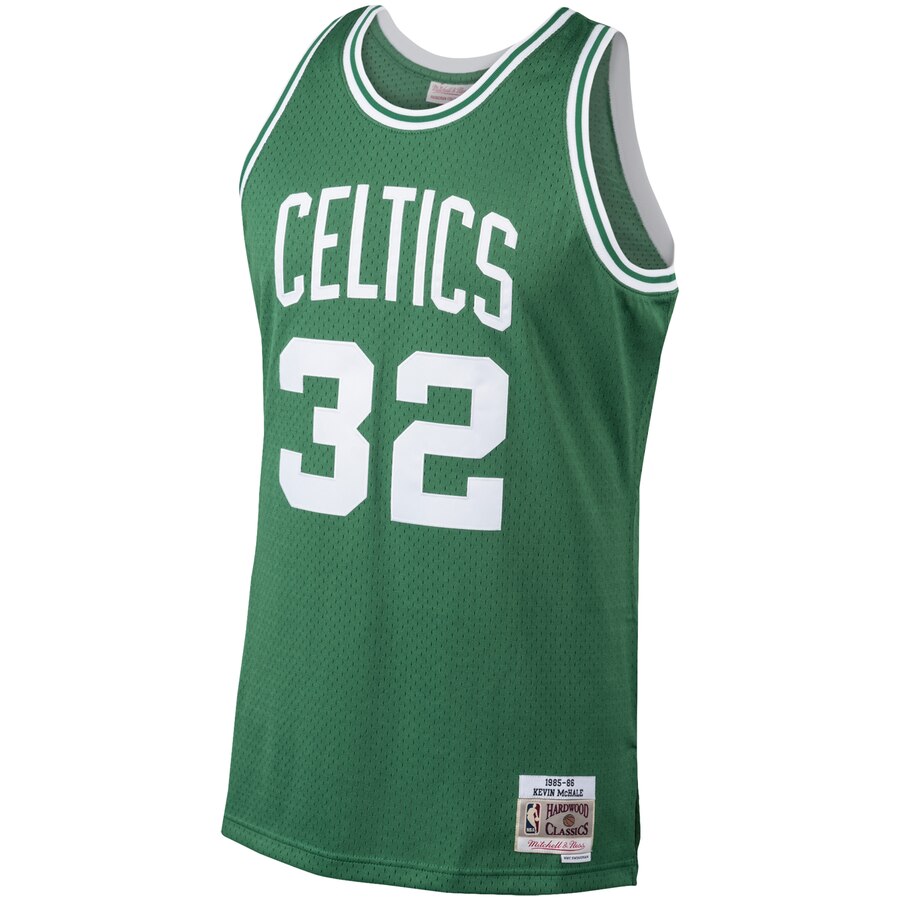 Alternative view of Kevin Mchale Boston Celtics Mitchell & Ness 1985-86 Hardwood Classics Swingman Player Basketball Jersey – Kelly Green – Jsfangear Basketball Jersey Store