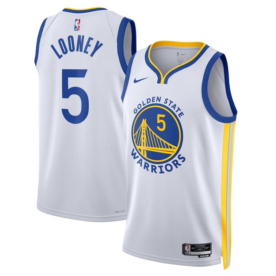 Kevon Looney 5 Golden State Warriors Unisex Swingman Basketball Jersey - Association Edition - White - JS263 