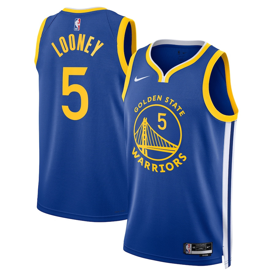 Kevon Looney 5 Golden State Warriors Unisex Swingman Basketball Jersey - Icon Edition - Royal - JS840 