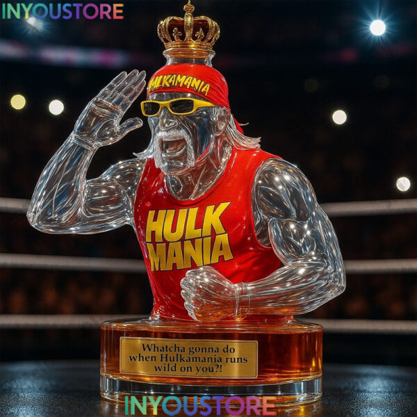RIP Hulk Hogan Hulkamania Whiskey Bottle