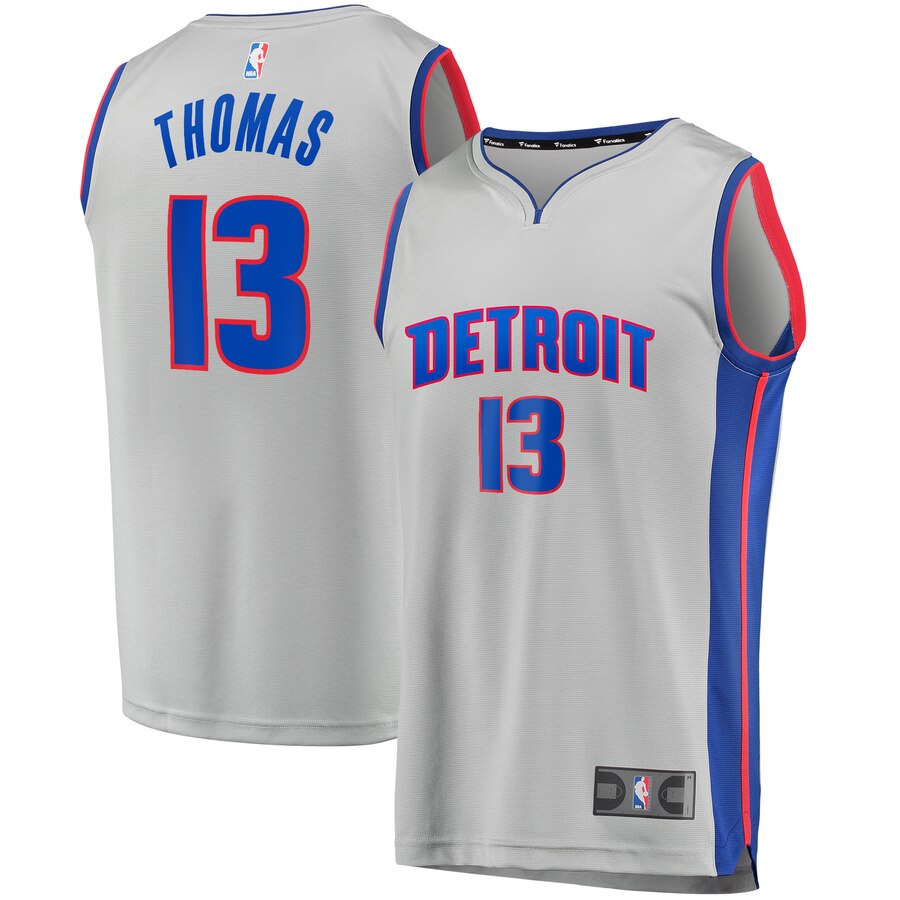 Khyri Thomas Detroit Pistons Fanatics Branded Youth Fast Break Replica Player Basketball Jersey - Statement Edition - Gray