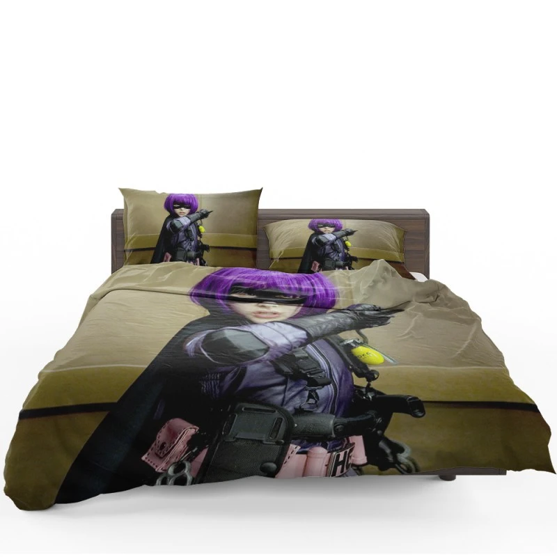 Kick-Ass Movie Hit-Girl Chloe Grace Moretz Bedding Set - Custom Bedding Set