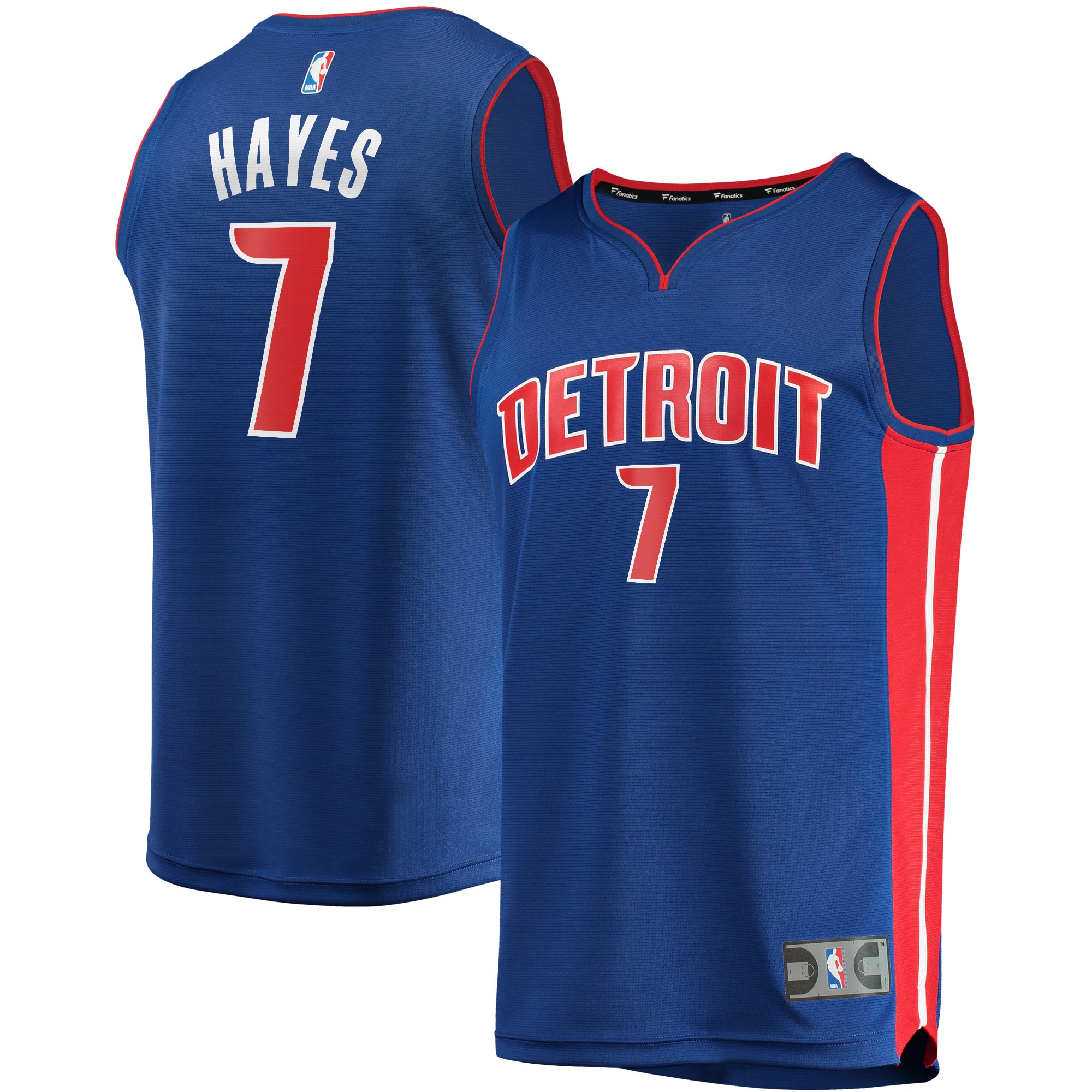Killian Hayes Detroit Pistons Fanatics Branded Youth 2020 Nba Draft First Round Pick Fast Break Replica Basketball Jersey Blue - Icon Edition