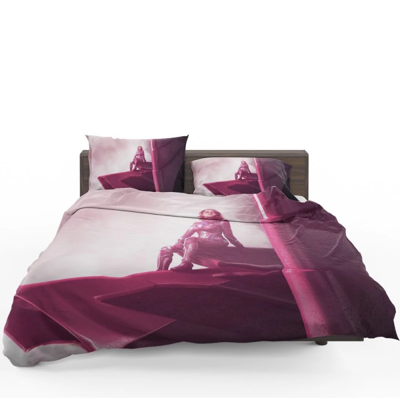 Kimberly Zord In Power Rangers Movie Bedding Set - Custom Bedding Set