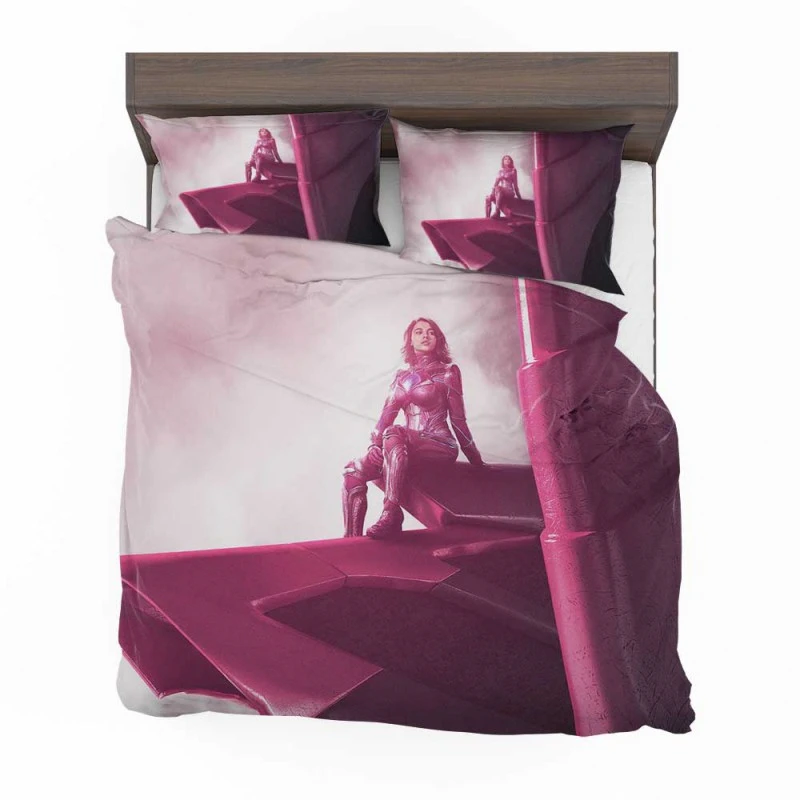 Alternative view of Kimberly Zord In Power Rangers Movie Bedding Set - Custom Bedding Set