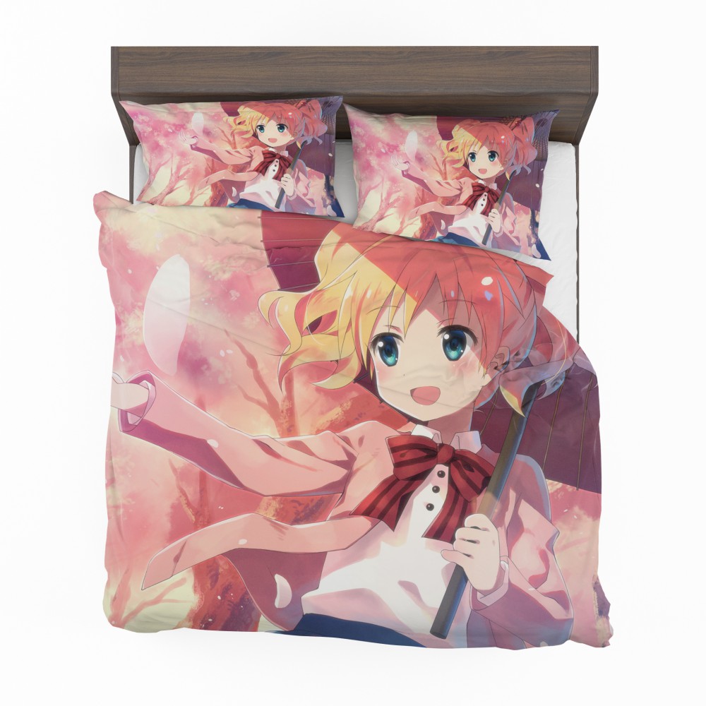 Alternative view of Kiniro Mosaic Tatsuya Yuuki Japanese Anime Bedding Set - Custom Bedding Set
