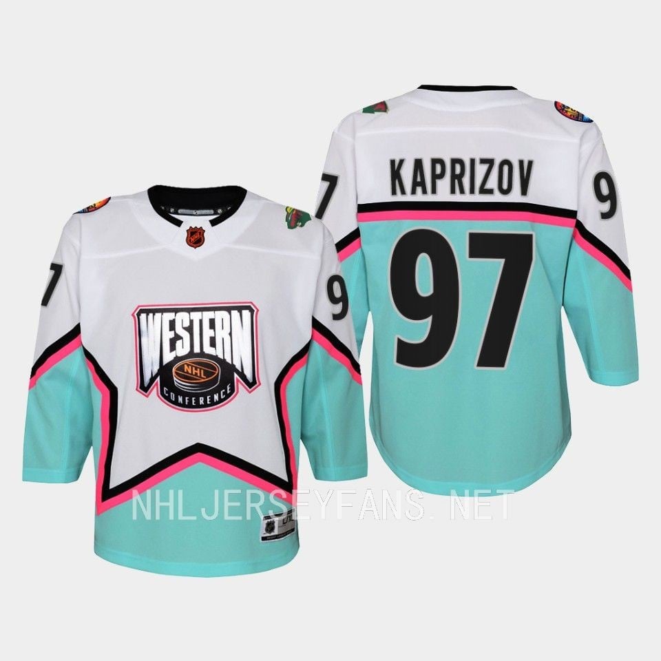 Kirill Kaprizov 97 Minnesota Wild 2023 All-Star Game Hockey Jersey White Equipment - JS177 