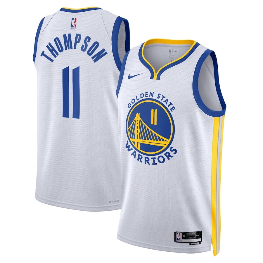 Klay Thompson 11 Golden State Warriors Unisex Swingman Basketball Jersey - Association Edition - White - JS639 