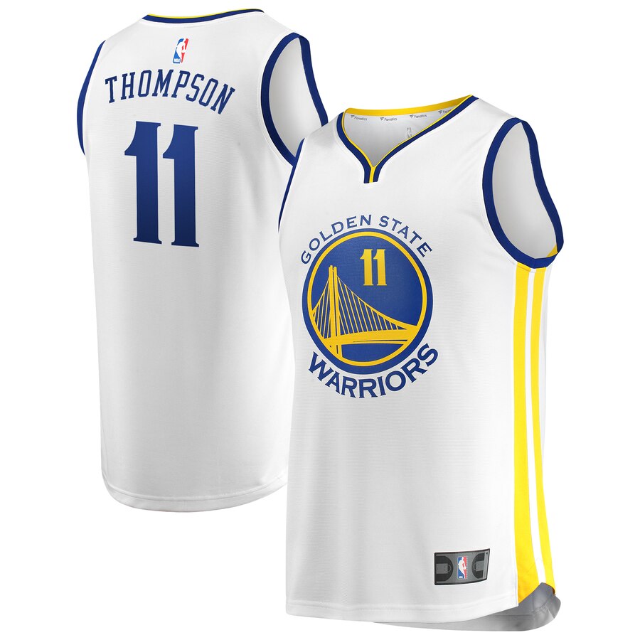 Klay Thompson Golden State Warriors Fanatics Branded Fast Break Player Replica Basketball Jersey - Association Edition - White