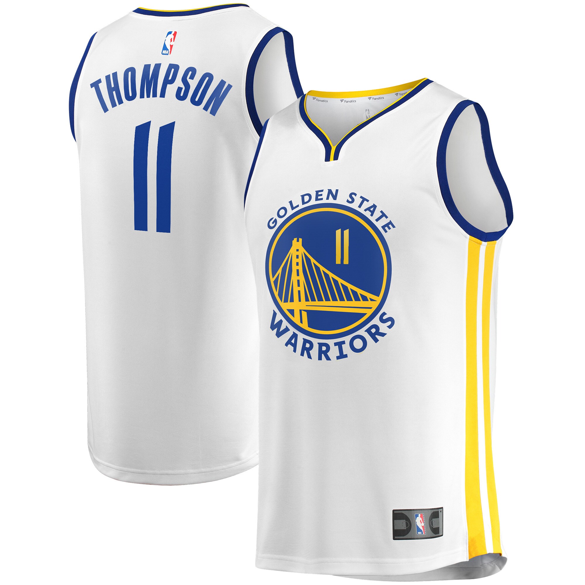 Klay Thompson Golden State Warriors Fanatics Youth 2022/23 Fast Break Replica Player Basketball Jersey - Association Edition - Royal