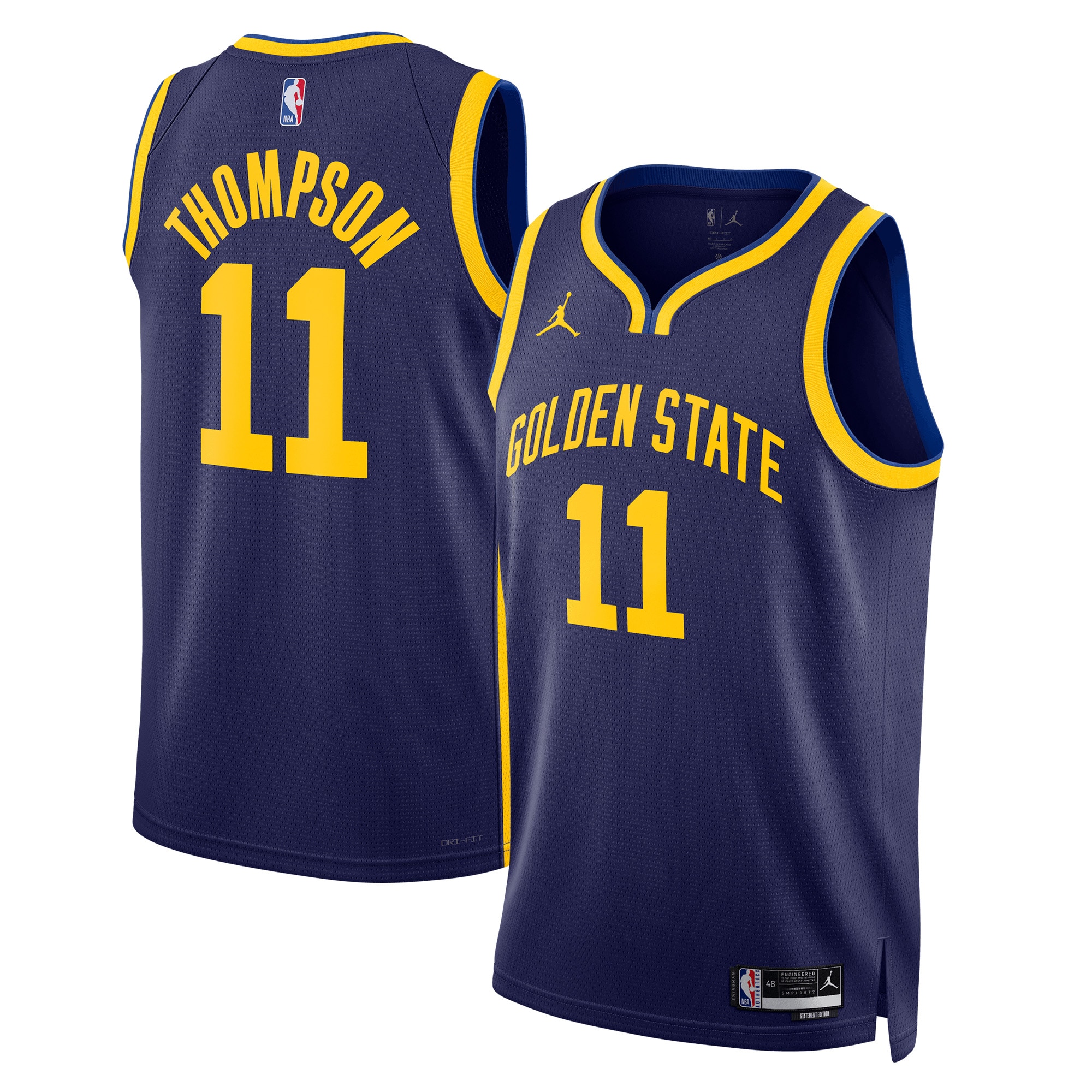 Klay Thompson Golden State Warriors Jordan Brand Unisex Swingman Basketball Jersey - Statement Edition - Navy