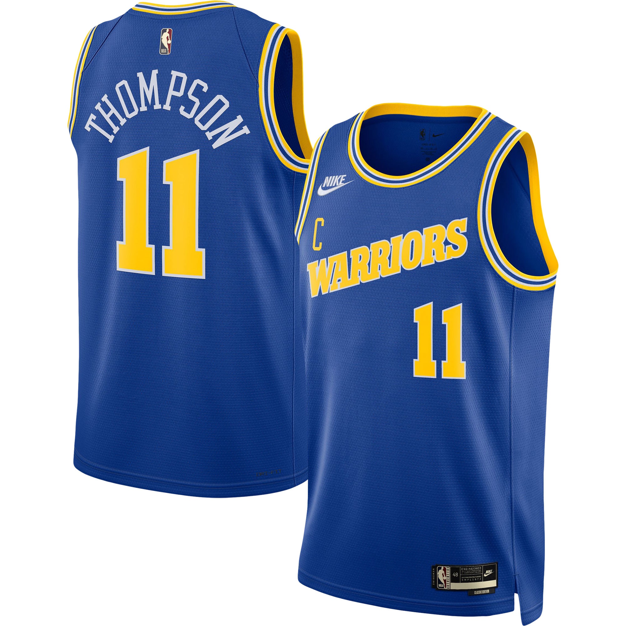 Klay Thompson Golden State Warriors Swingman Basketball Jersey - Classic Edition - Blue
