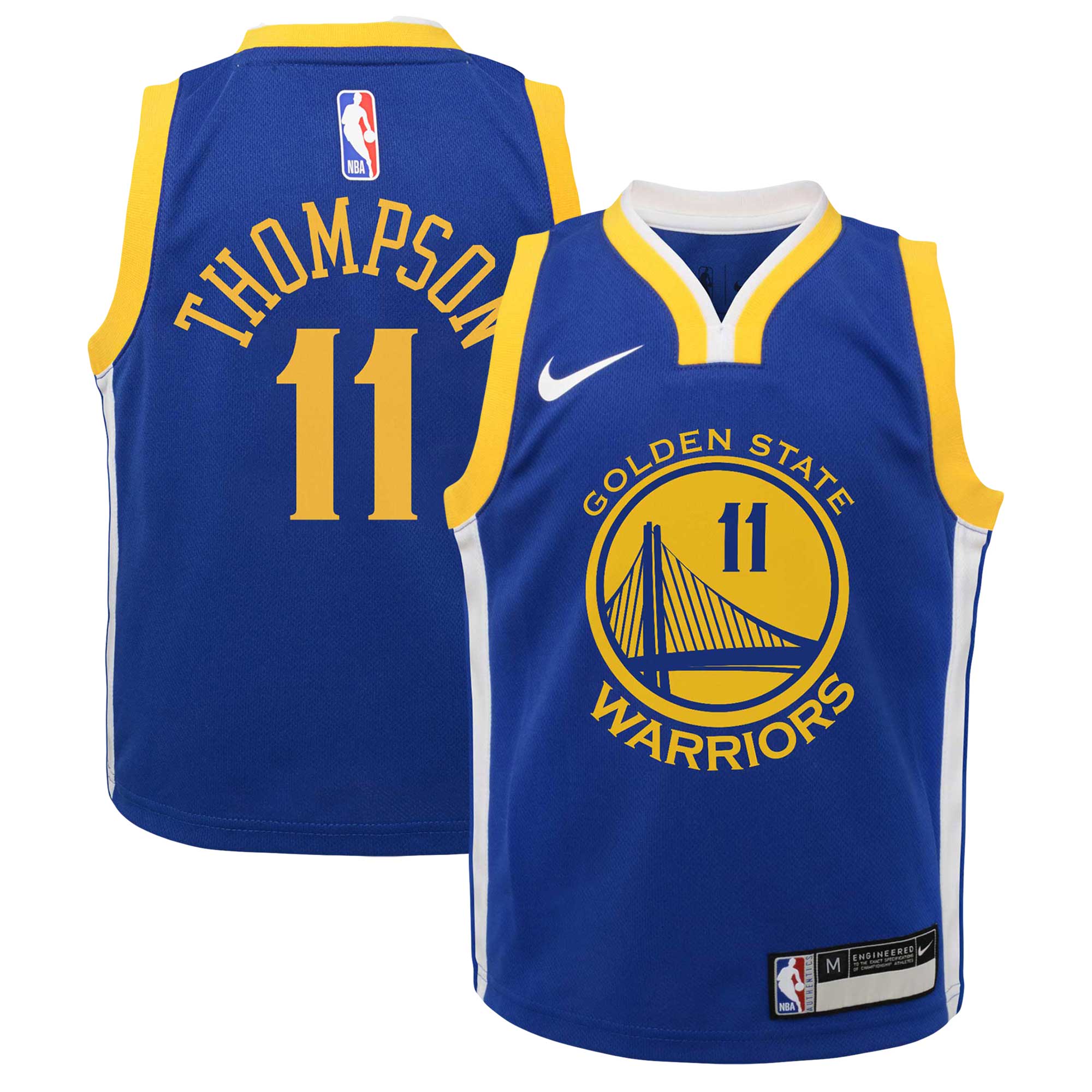 Klay Thompson Golden State Warriors Toddler Swingman Player Basketball Jersey - Icon Edition - Royal