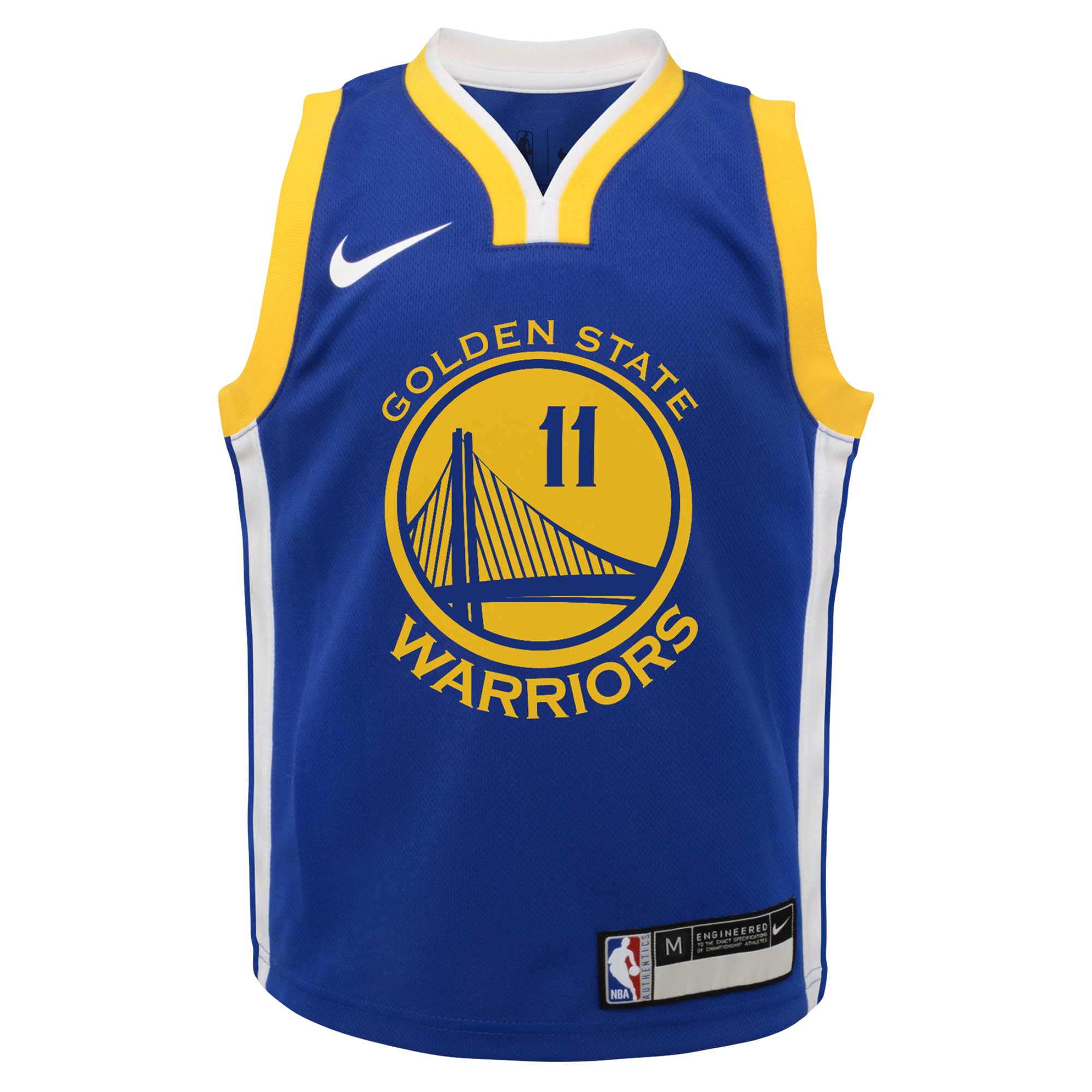 Alternative view of Klay Thompson Golden State Warriors Toddler Swingman Player Basketball Jersey - Icon Edition - Royal