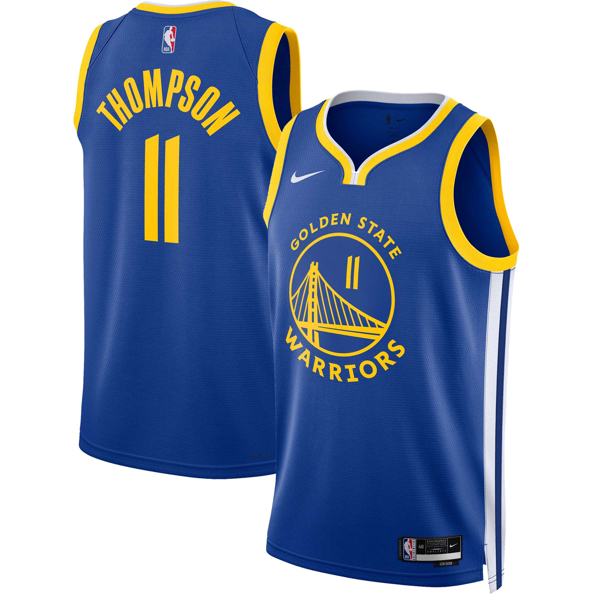 Klay Thompson Golden State Warriors Unisex Swingman Basketball Jersey - Icon Edition - Royal