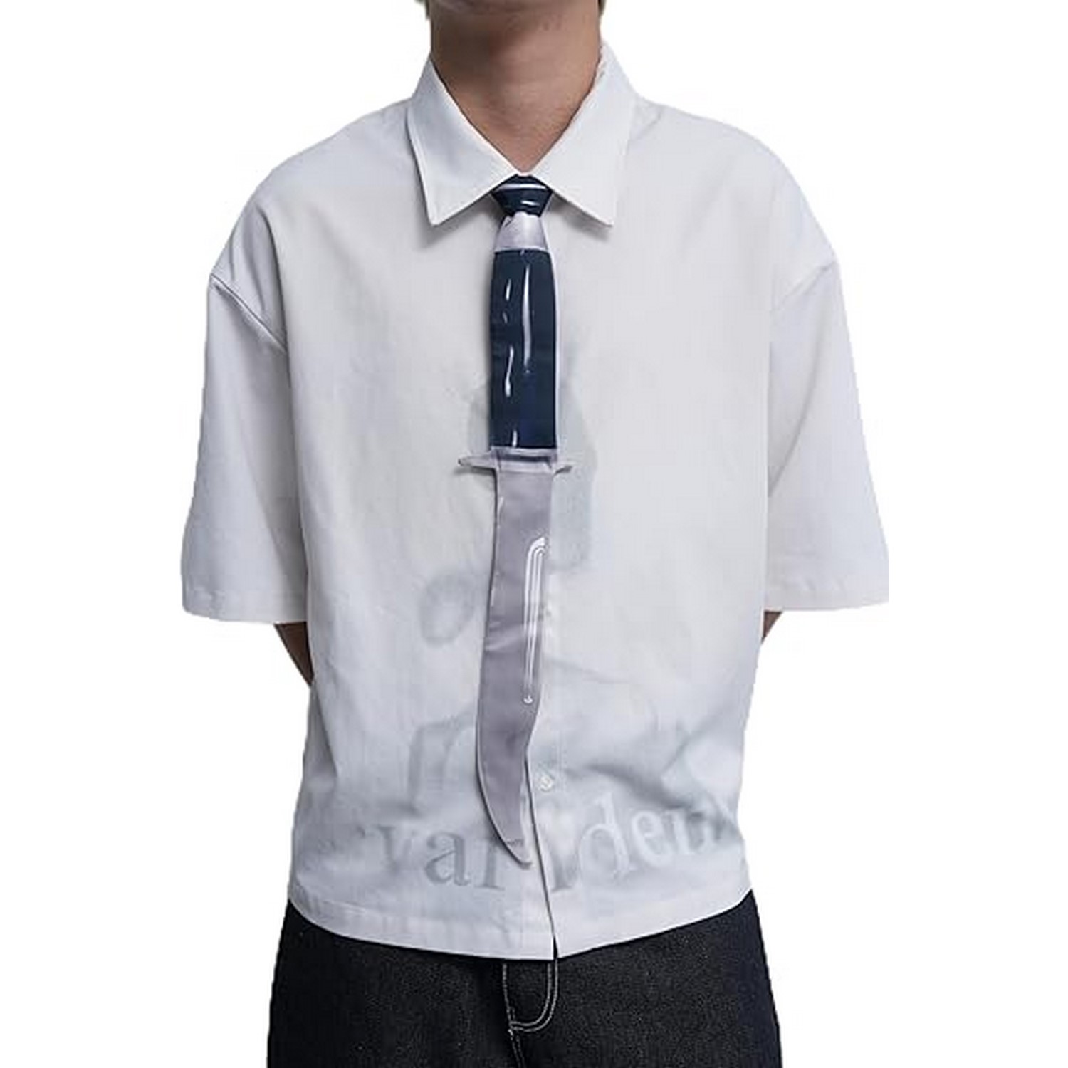 Alternative view of Knives Ties - Bowie Knife Tie, Novelty Tie, Tie Accessories Holiday Gift.