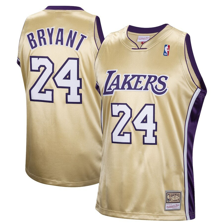 Kobe Bryant Los Angeles Lakers Mitchell & Ness Hall Of Fame Class Of 2020 #24 Hardwood Classics Basketball Jersey - Gold