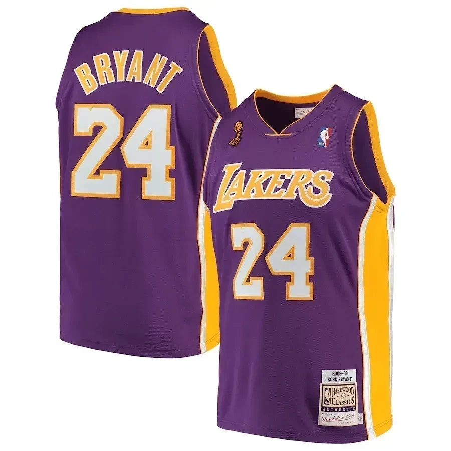 Kobe Bryant Los Angeles Lakers Mitchell & Ness 2008-09 Hardwood Classics Basketball Jersey - Purple - JS298 