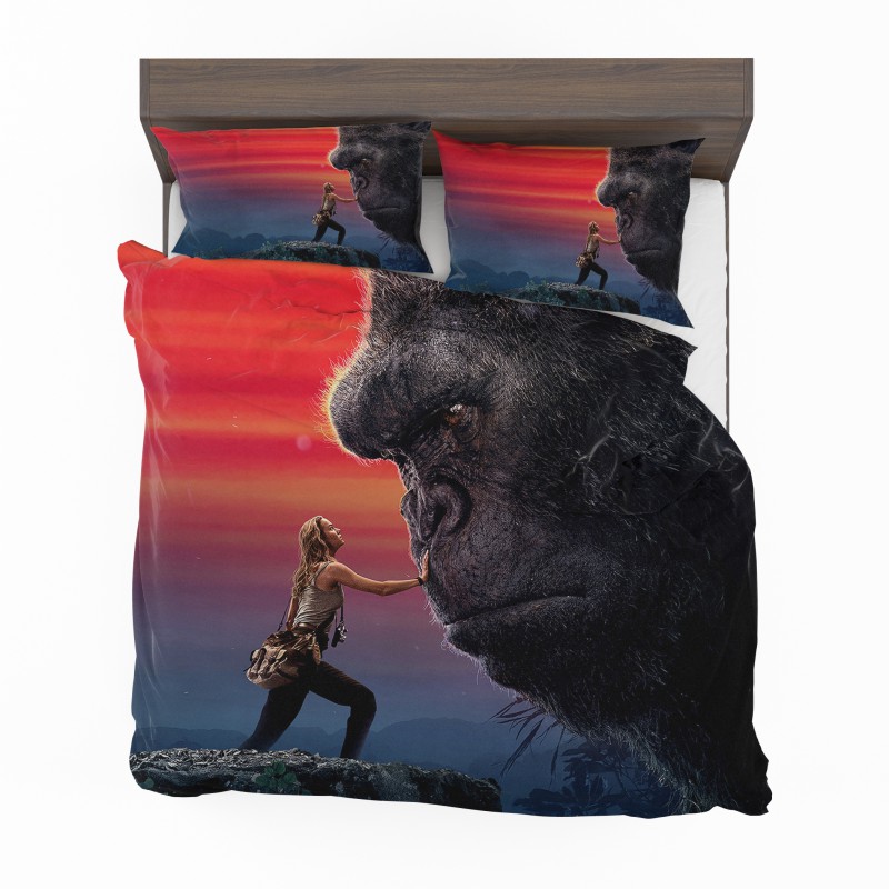 Alternative view of Kong Skull Island Brie Larson Bedding Set - Custom Bedding Set