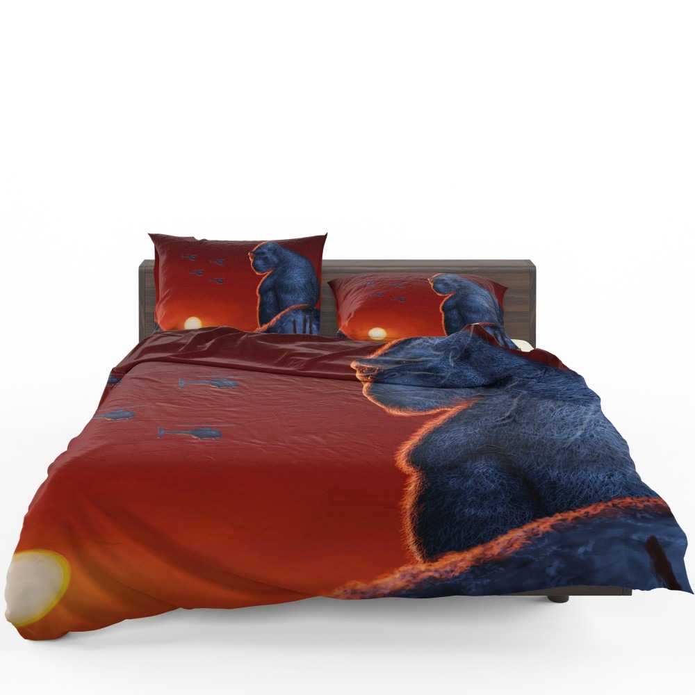 Kong Skull Island Movie Bedding Set - Custom Bedding Set