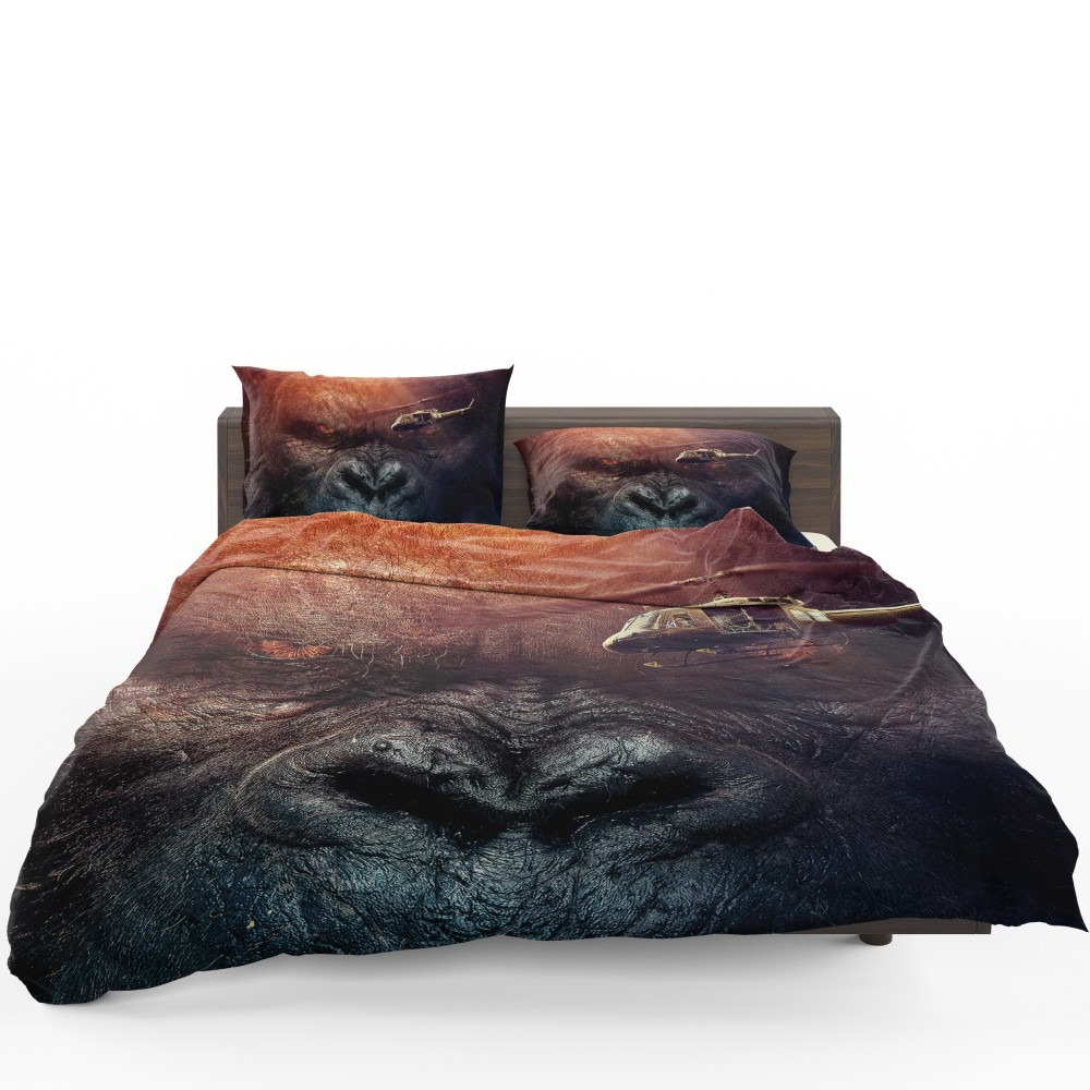 Kong Skull Island Movie Fantasy Bedding Set - Custom Bedding Set