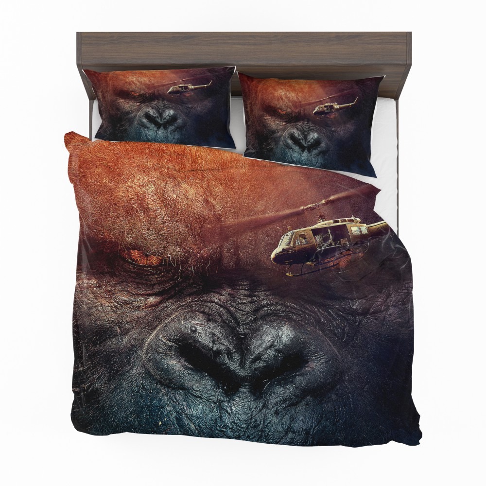 Alternative view of Kong Skull Island Movie Fantasy Bedding Set - Custom Bedding Set