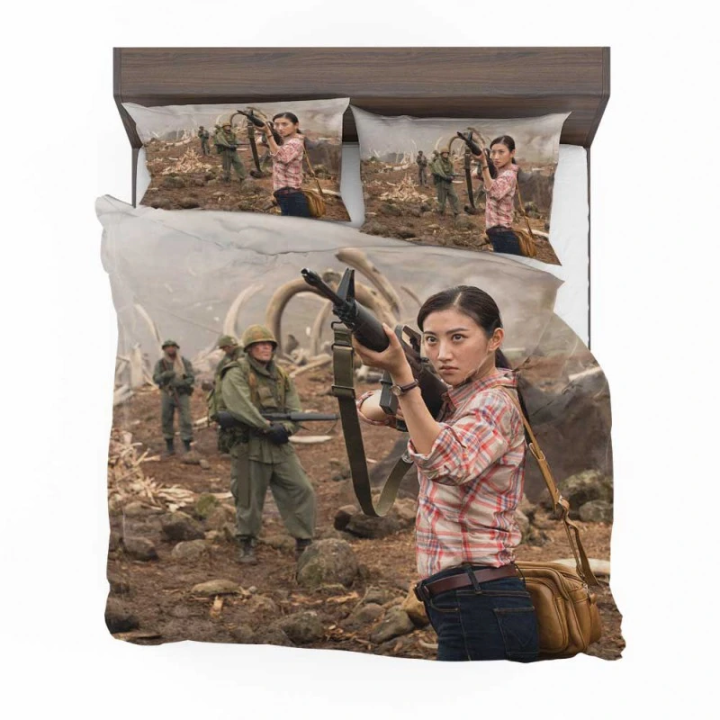 Alternative view of Kong Skull Island Movie Jing Tian Bedding Set - Custom Bedding Set
